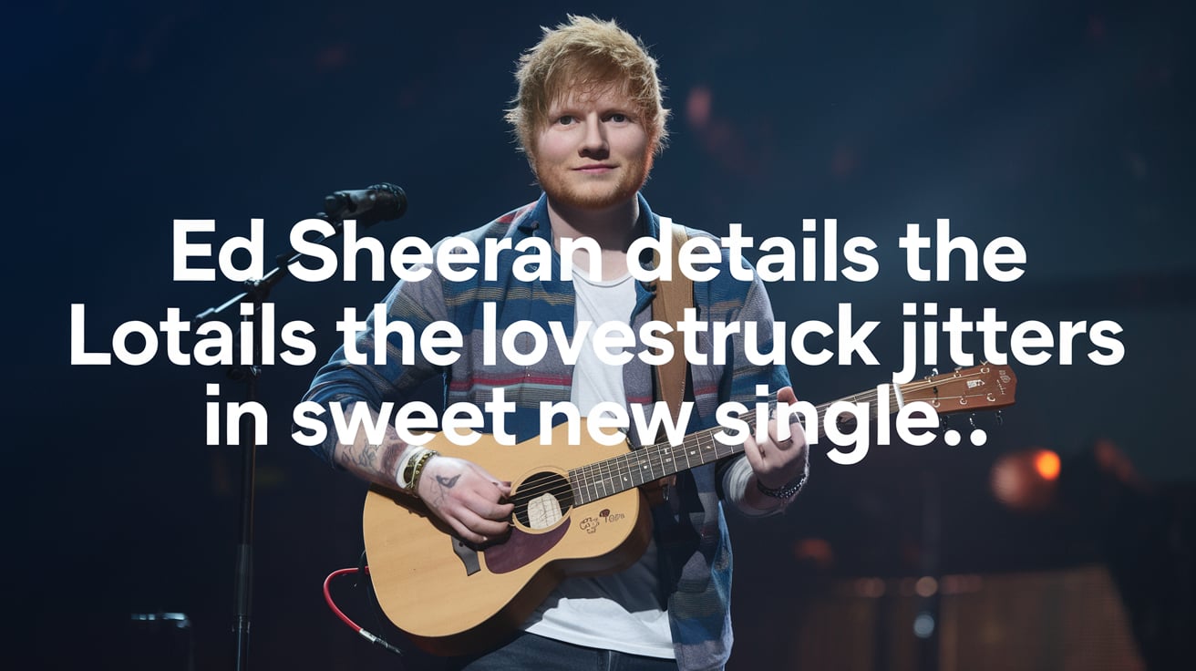 Ed Sheeran details the lovestruck jitters in sweet new single...