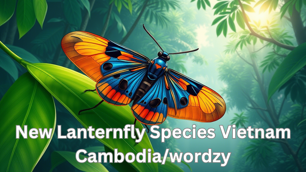 New Lanternfly Species Vietnam Cambodia