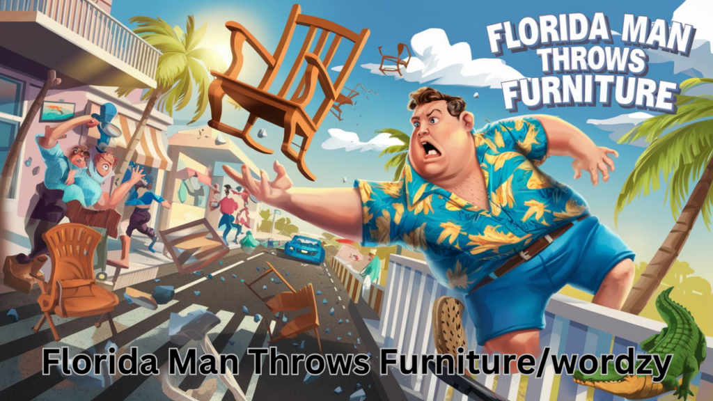 Florida Man Throws Furniture